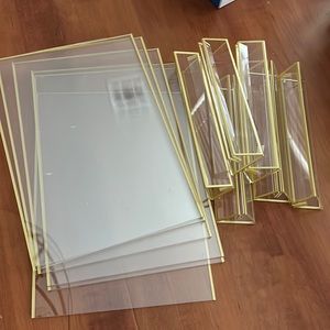 Large Acrylic Frames 6-  8.5” x 11”